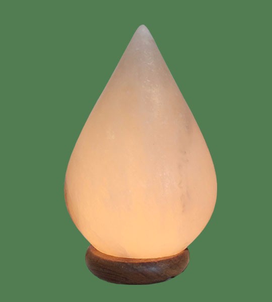 Himalayan Salt Lamp White Tear Drop